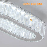 Led Crystal Oval Ceiling Lamp Modern Chandelier Wall Scone Pendant Light Living Dining Room Home Decor Lustre Bedroom Fixture