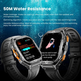 Reloj inteligente GPS con pantalla AMOLED de 1.96 pulgadas y brújula