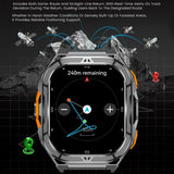 Reloj inteligente GPS con pantalla AMOLED de 1.96 pulgadas y brújula