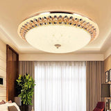 Modern LED Crystal  Ceiling Light Circular Golden  Lamp Luminarias Rotunda  For Living Room Aisle Corridor Kitchen