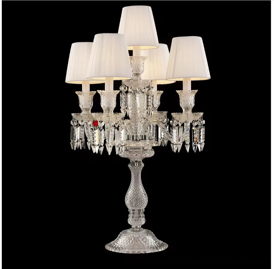 European Table Lamp K9 Crystal Modern Crystal Table Lamp Chrome Style Shades De Cristal Table Lamp Floor Lamp Bedside Lighting