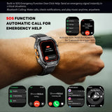 Reloj inteligente GPS AMOLED de 1.96 pulgadas con brújula