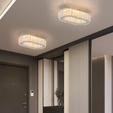 Led Crystal Oval Ceiling Lamp Modern Chandelier Wall Scone Pendant Light Living Dining Room Home Decor Lustre Bedroom Fixture