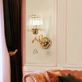 Modern LED Wall Lamp Crystal Lampshade Light for Bathroom Bedroom Living Room Indoor Fixture Wall Sconces for Home Decoration