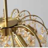 Modern High-end LED Crystal Chandelier Dining Table Living Room Bedroom Kitchen Luxury Pendant Lamp Home Decor Lighting Fixtures