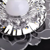 LED Crystal Lampshade Ceiling Lamp Modern Living room Bedroom Surface Mount Indor Lighting Fixture Gallery Spotlight