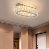 Led Crystal Oval Ceiling Lamp Modern Chandelier Wall Scone Pendant Light Living Dining Room Home Decor Lustre Bedroom Fixture