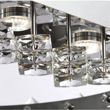 LED Crystal Ceiling Lamp Luxury Round Ceiling Light For Bedroom Living Room Hotel Stainless Steel Led Lustre Luminaire Lighting