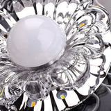 LED Crystal Lampshade Ceiling Lamp Modern Living room Bedroom Surface Mount Indor Lighting Fixture Gallery Spotlight