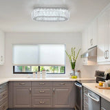 Led Crystal Oval Ceiling Lamp Modern Chandelier Wall Scone Pendant Light Living Dining Room Home Decor Lustre Bedroom Fixture
