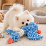Pet Plush Toy with Squeaker Cat Dog Puzzle Toy Soft Durable Companion Teeth Cleaning Chew Toy Chew Resistant Design Pet Supplies
